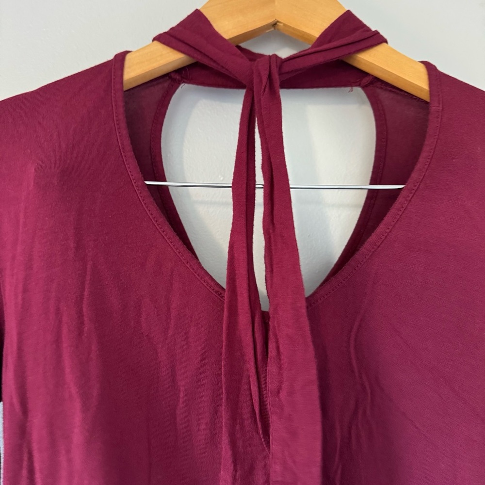 Primi Burgundy Top - Picture 4 of 5